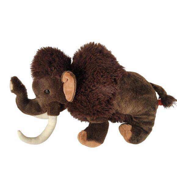 Wild Republic Mammoth Plush 13" Brown Stuffed Animal Toy Prehistoric 2022 - Picture 1 of 16